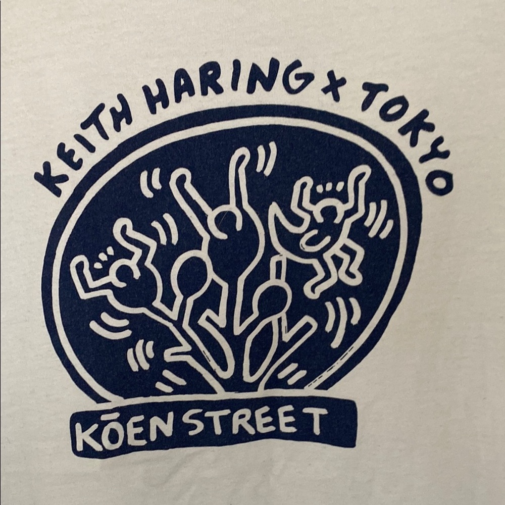 Uniqlo Keith Haring x Tokyo Keon Street Graphic Tee Shirt - Size Medium. - Picture 1 of 7
